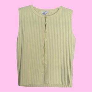 Song of Style Butter Yellow Ribbed Button-Up Blouse